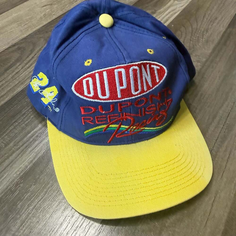 Vintage Jeff Gordon #24 DuPont Refinish Racing NASCAR Snapback Hat
